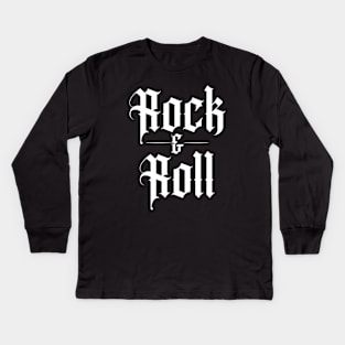 rock n roll Kids Long Sleeve T-Shirt